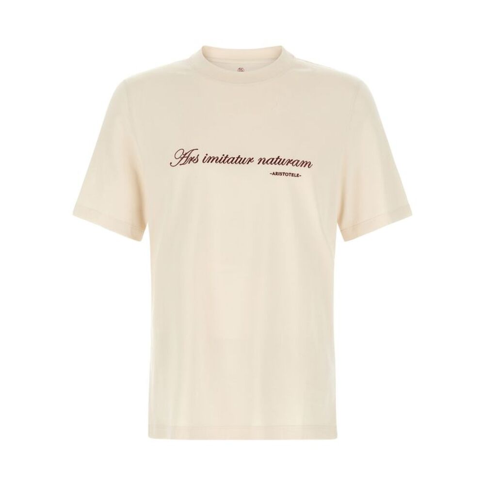 Brunello Cucinelli White Cotton Men's T-Shirt